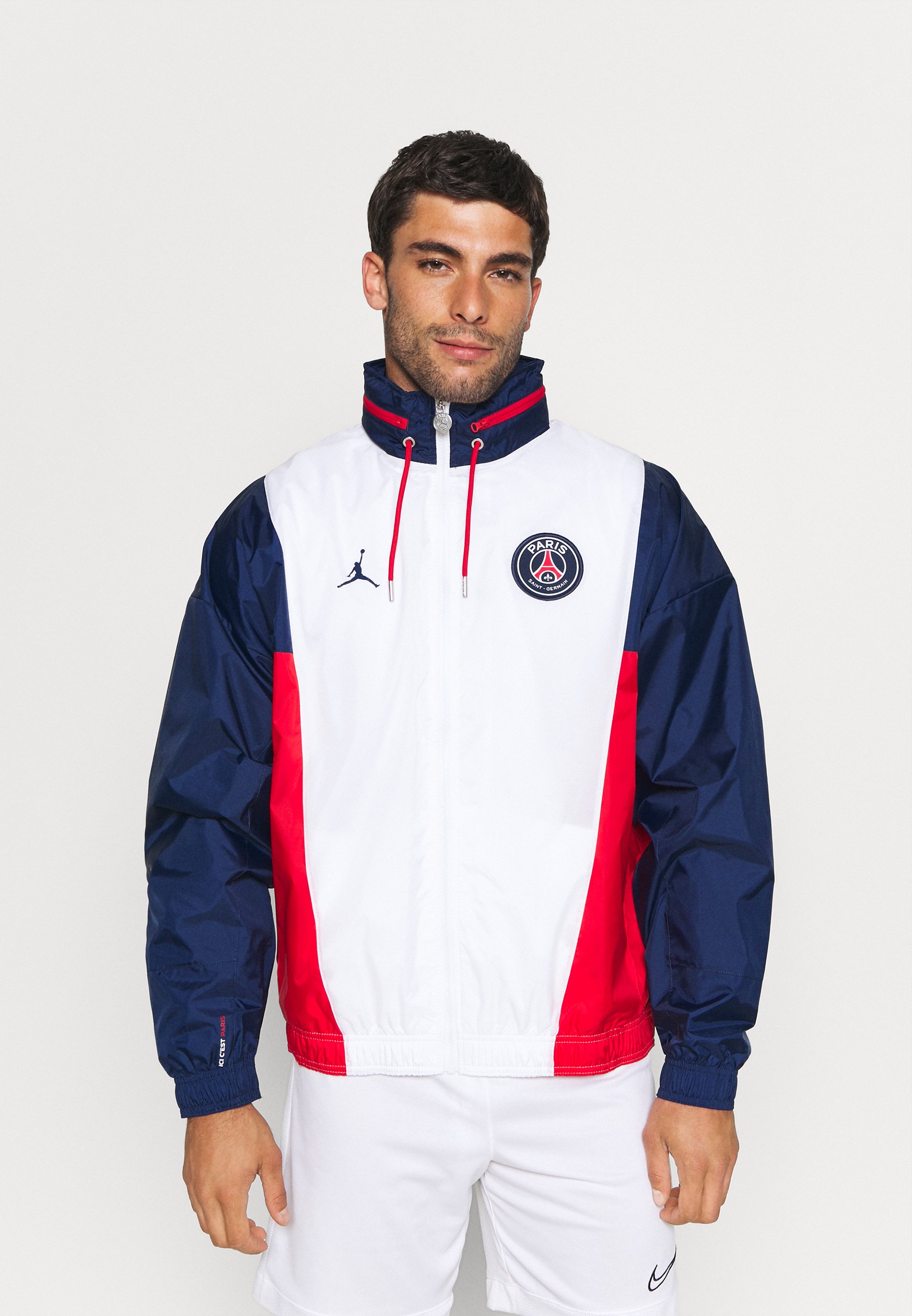 Nike Performance PARIS ST. GERMAIN HOODED - Equipación de clubes -  white/midnight navy/blanco - Zalando.es