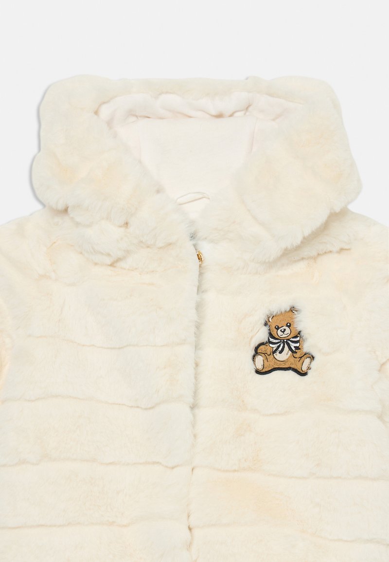 MOSCHINO BABY HOODED JACKET Winter jacket cloud/off-white