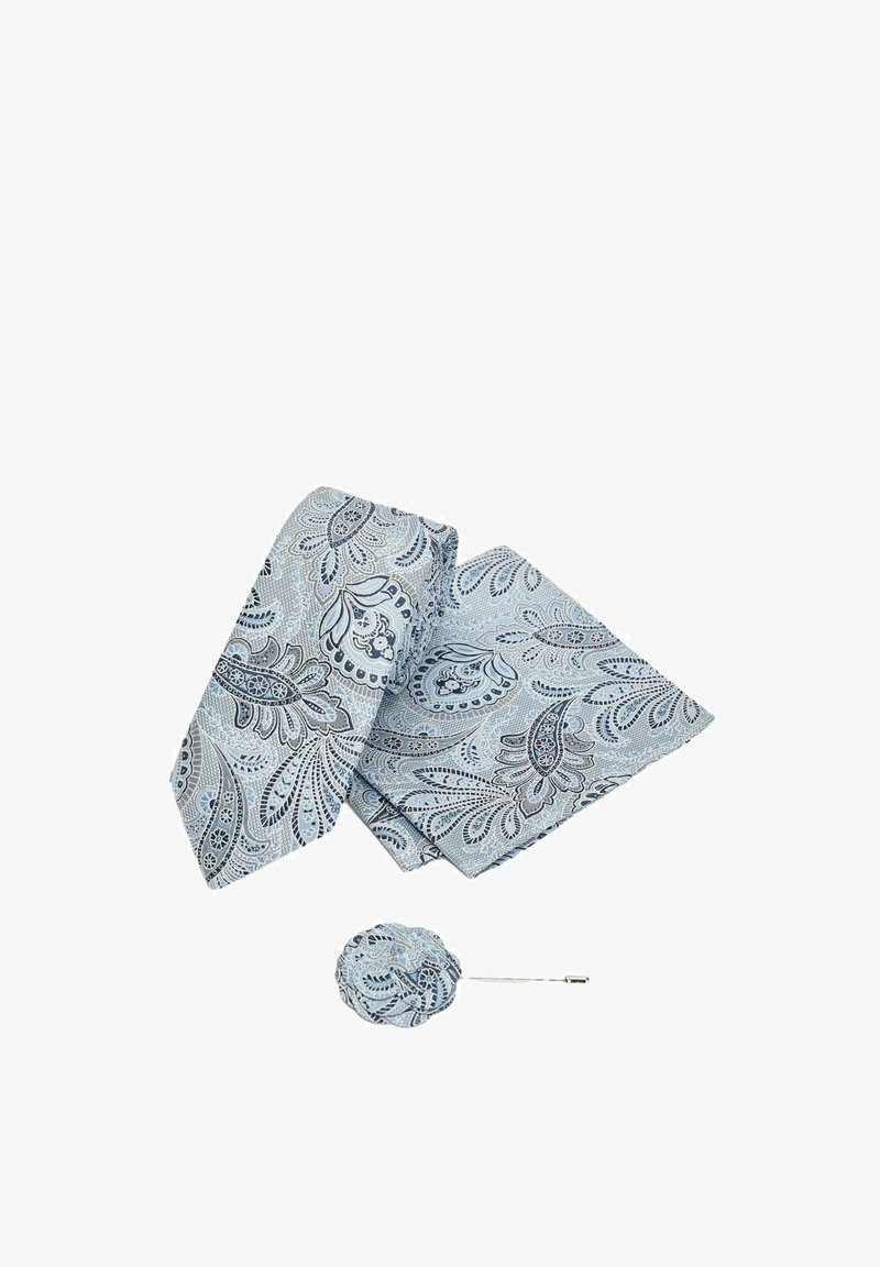 Next TEXTURED PAISLEY SET - REGULAR FIT - Mouchoir de poche - light blue