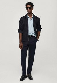 Mango Pikeepaita - light blue