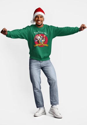 LOONEY TUNES CHRISTMAS - Sweatshirt - kelly green