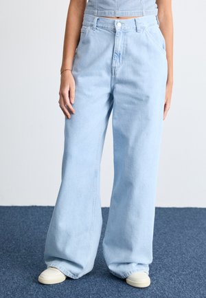 JENS PANT - Avar lõikega teksad - blue bleached