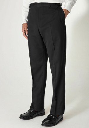REGULAR FIT - EDIT TRIMMED TUXEDO  - Pantalón de traje - black