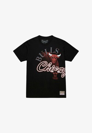 Mitchell & Ness MAXED OUT CHICAGO BULLS - T-shirt con stampa - black