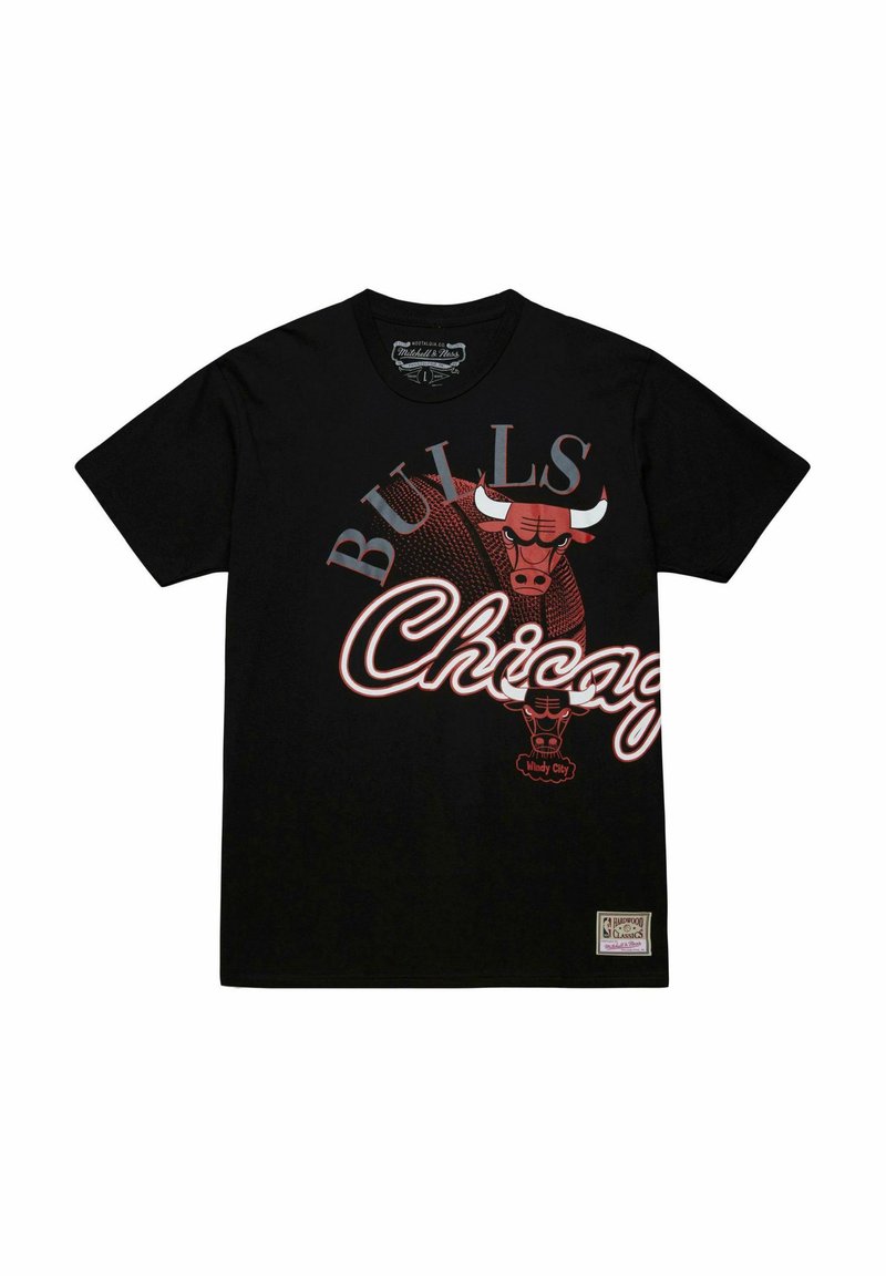 Mitchell & Ness MAXED OUT CHICAGO BULLS - T-Shirt print - black