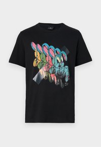 BUNNY REPEAT - Print T-shirt - black
