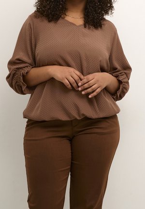 Bluse - brown