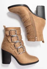 Even&Odd Botines de tacón - sand