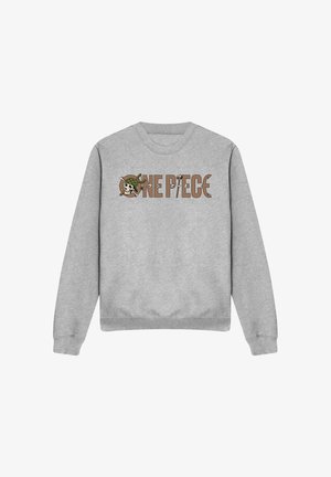 NETFLIX, ONE PIECE USOPP SLINGSHOT LOGO - Sweatshirt - mottled light grey