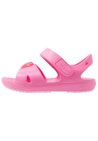 Crocs CLASSIC CROSS STRAP - Sandály do bazénu - pink lemonade