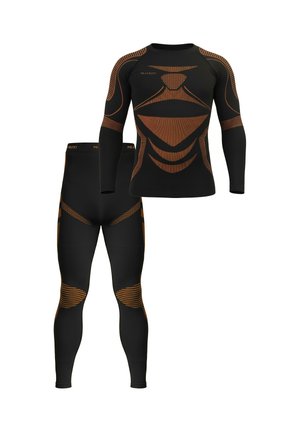 FUNKTIONS SET - Unterhemd/-shirt - schwarz/orange