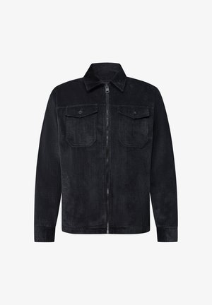 Street One MEN, OVERSHIRT AUS CORD MIT BRUSTTASCHEN - Summer jacket - obsidian grey