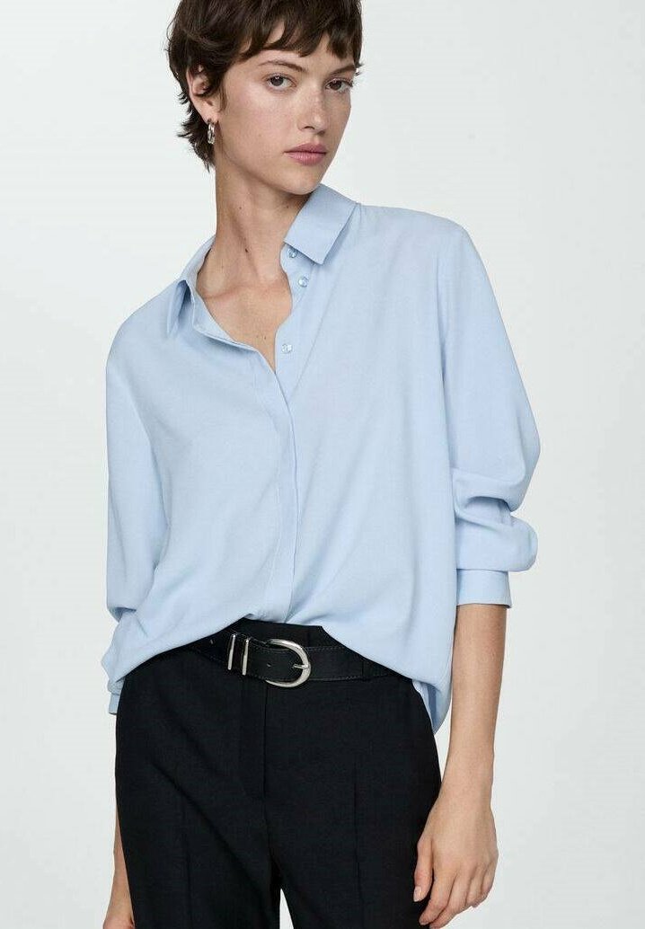 Mango Skjortebluser - light blue