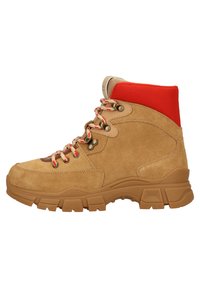 camel active Platform ankle boots - tan