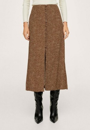 Falda acampanada - brown