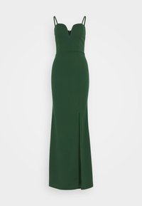 PERSIA V NECK MAXI - Robe en jersey - bottle green