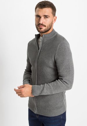 bonprix MIT KOMFORTSCHNITT - Strickjacke - grey