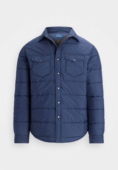 Polo Ralph Lauren QUILTED OVERSHIRT - Overgangsjakke - newport navy