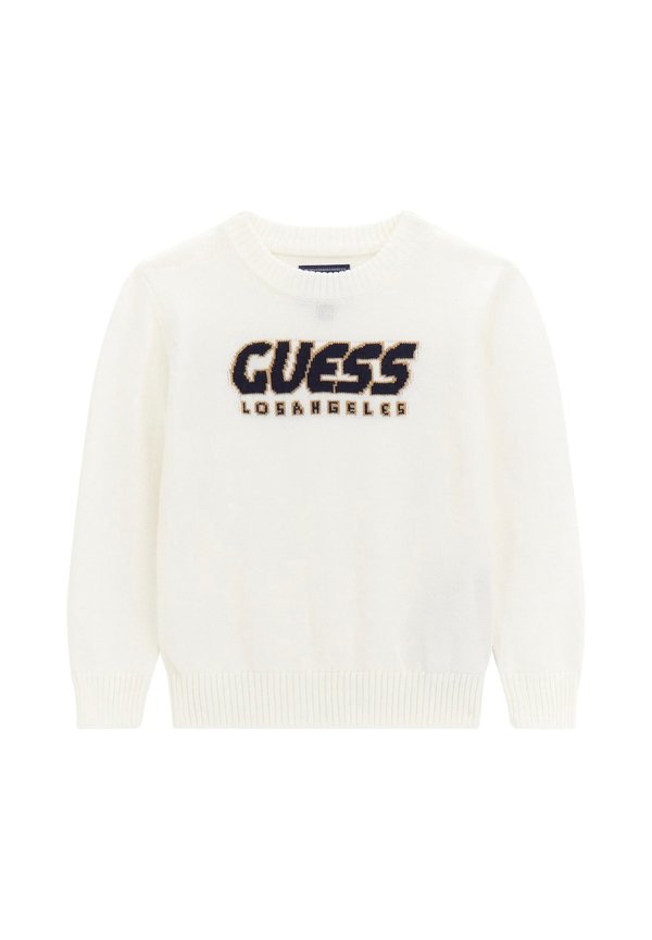 LOGO - Strickpullover - weiß