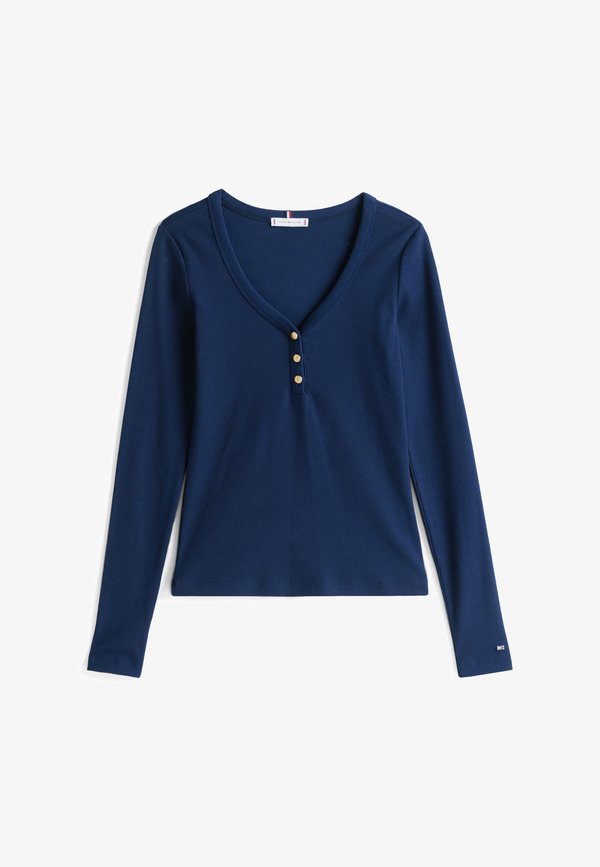 SLIM HENLEY SCOOP - Long sleeved top3