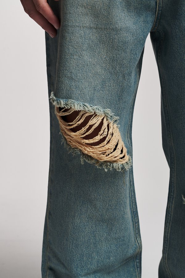 ANDUIN RIPPED BAGGY - Baggy Jeans3