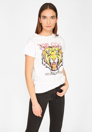 GUN TIGERDRUCK - T-shirt print - white