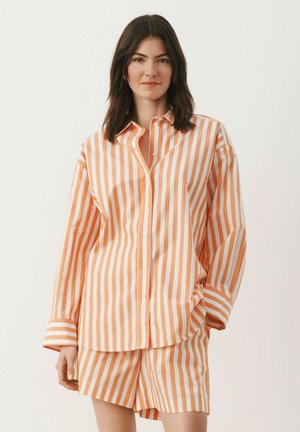 SAVANNA - Košile - mandarin orange stripe