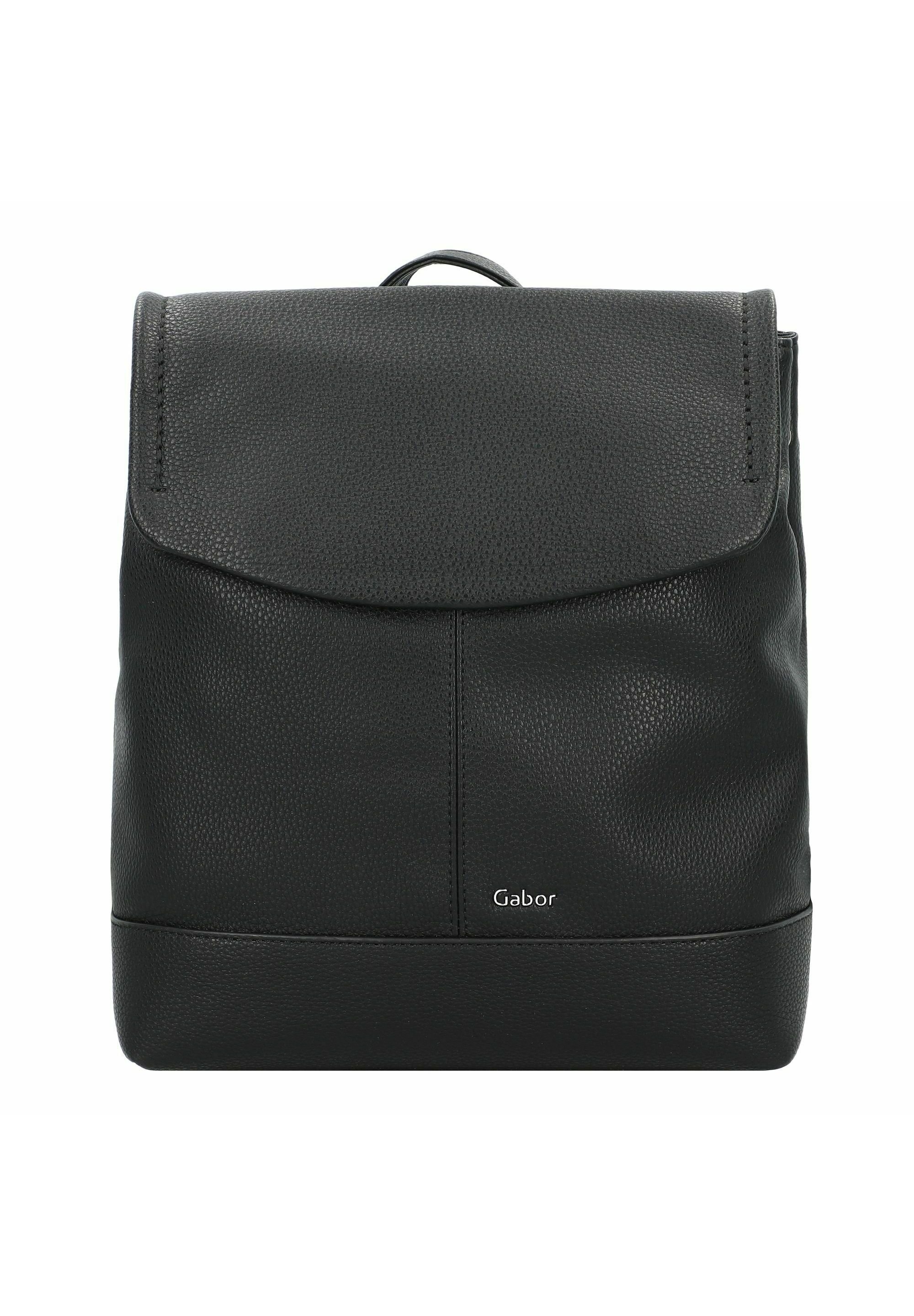 Gabor Damen Rucksack Lenea | 26x31 Cm, 8 Liter | Aus Recyceltem Polyurethan, Mit Lederoptik