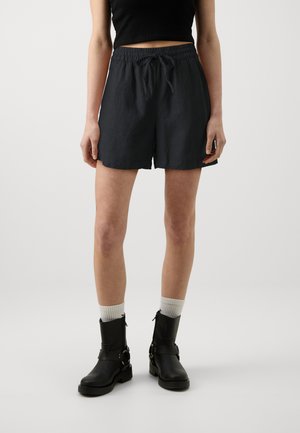 SAY STRING NOOS - Tracksuit bottoms - black