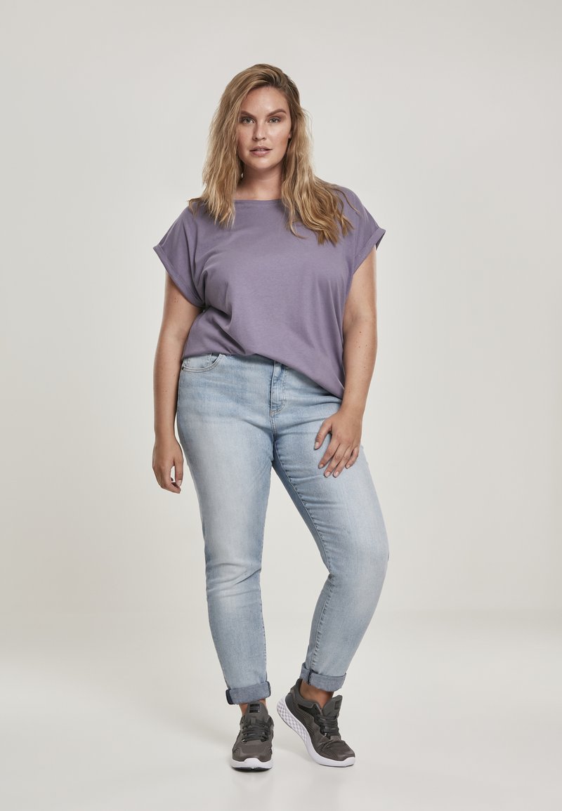 Damen Kleider | Urban Classics T-Shirt basic dustypurple/lila - MP08484 Damen Kleider | Urban Classics T-Shirt basic dustypurple/lila - MP08484