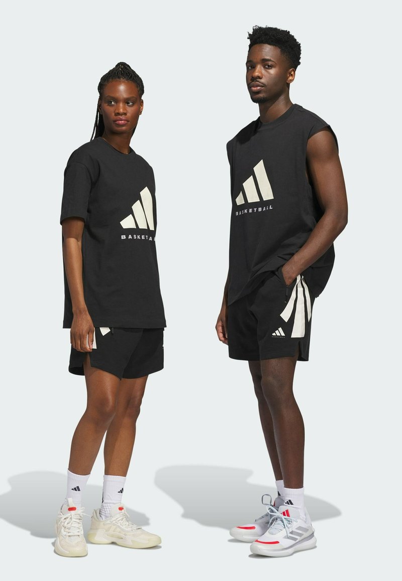 adidas Performance Korte sportsbukser - black