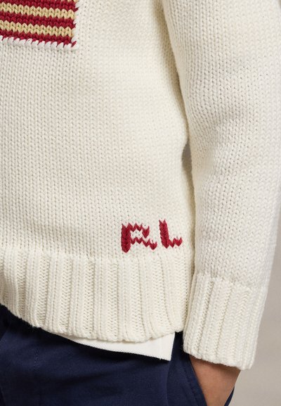 Polo Ralph Lauren THE ICONIC FLAG SWEATER 7-14Y - Pullover - nevis