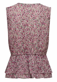 ONLY WICKELEFFEKT SCHÖSSCHEN - Blusa - festival fuchsia