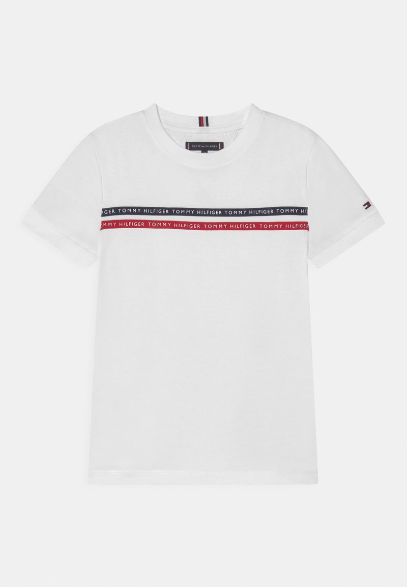 Tommy Hilfiger TAPE TEE TShirt print white/weiß Zalando.at