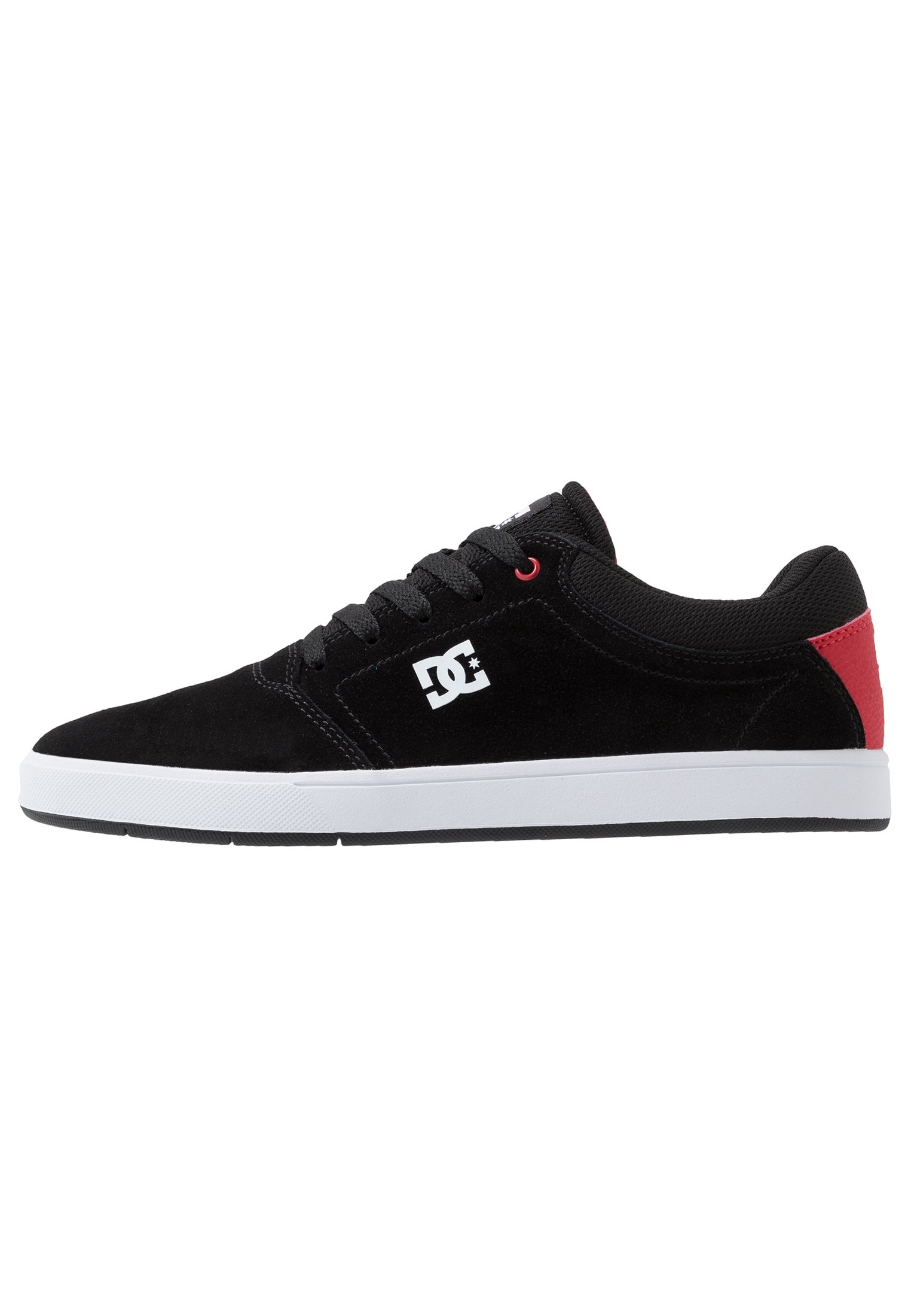 dc shoes black and red