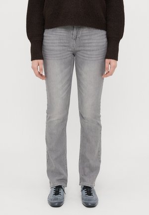 Traperice ravnih nogavica - grey denim