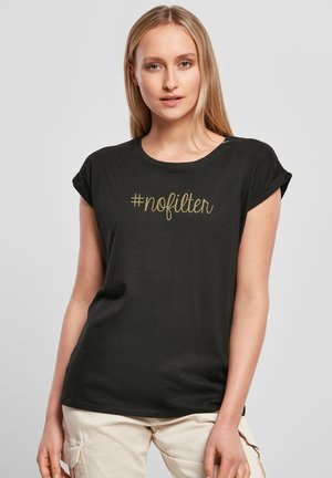 CLASSIC ROLL UP  NOFI - Print T-shirt - black