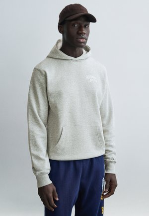 SMALL ARCH POPOVER HOOD - Hoodie - heather grey