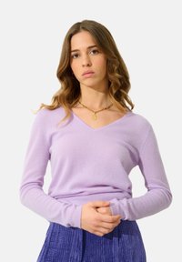 Authentic Cashmere GALISE - Stickad tröja - mottled purple