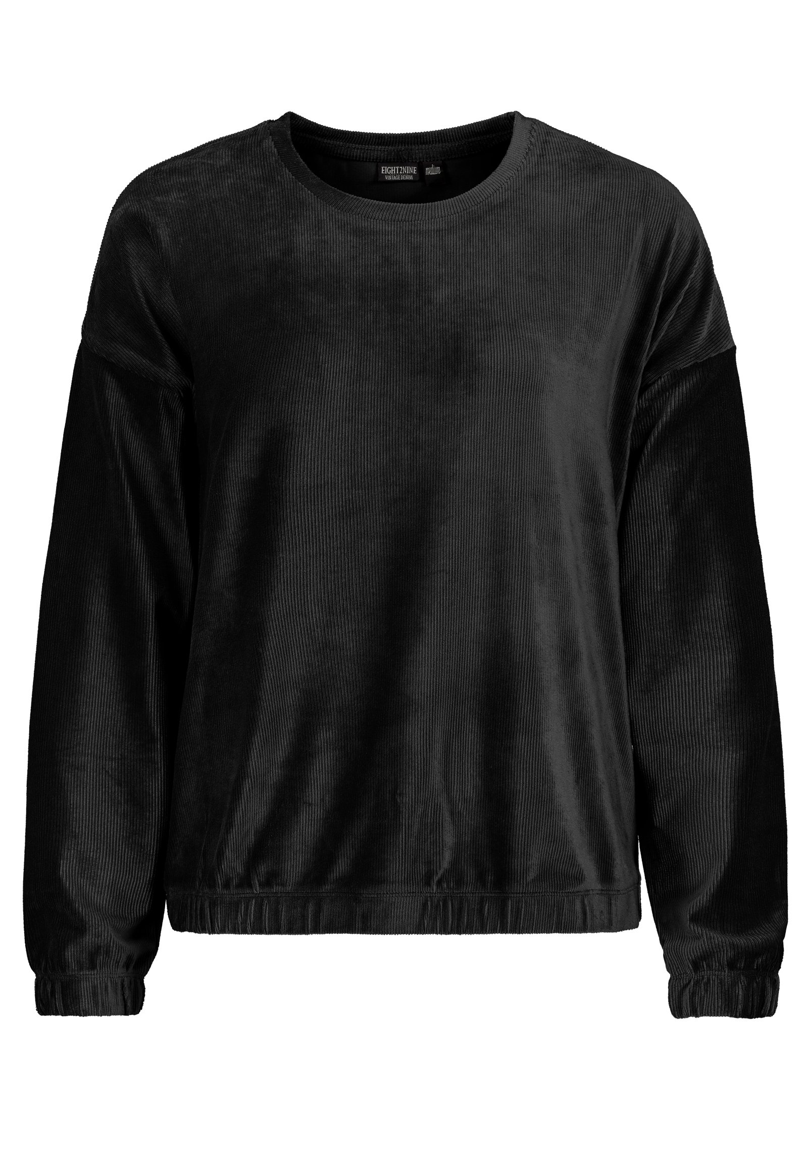 black jersey jumper