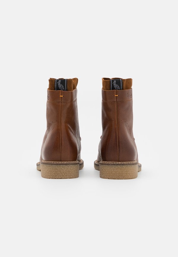 SINES - Lace-up ankle boots - cognac2