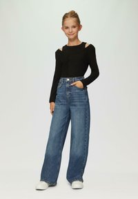 s.Oliver LONG SLEEVE - Longsleeve - schwarz