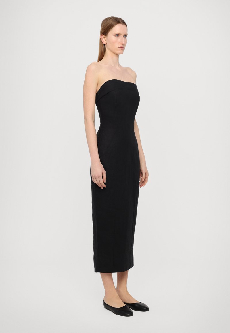 princess polly baby blue dress Abercrombie & Fitch flowy lace maxi dress in black