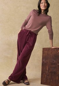Next PULL-ON WIDE LEG   - Broek - burgundy