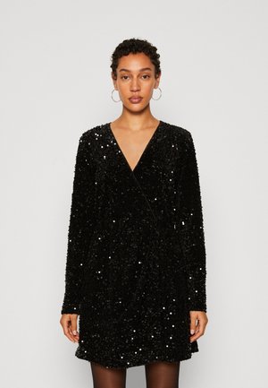 Liu Jo Jeans ABITO PAILLETTES - Kokteiļkleita/ballīšu kleita - nero