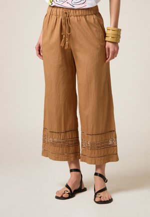 Trousers - marrone