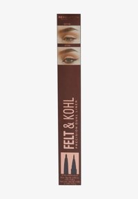 Makeup Revolution REVOLUTION FELT & KOHL EYELINER - Eyeliner - brown