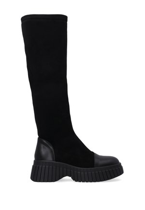 BOOTS - Plateaustøvler - black