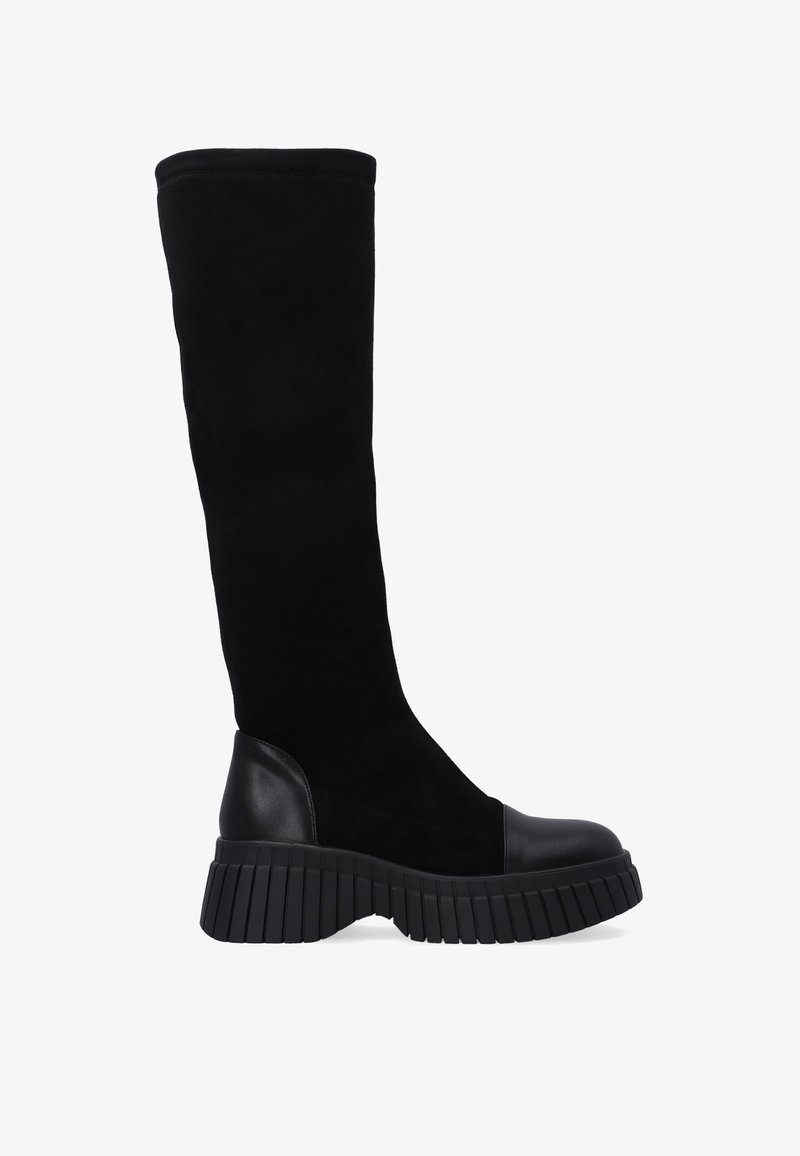VENEZIA BOOTS - Kozačky na platformě - black