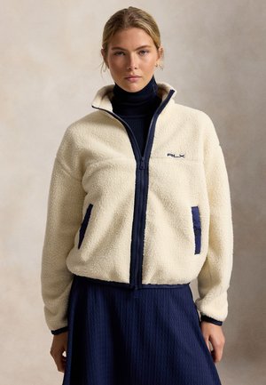 Polo Ralph Lauren FLEECE FULL-ZIP FUNNELNECK - Fleecejakke - winter cream